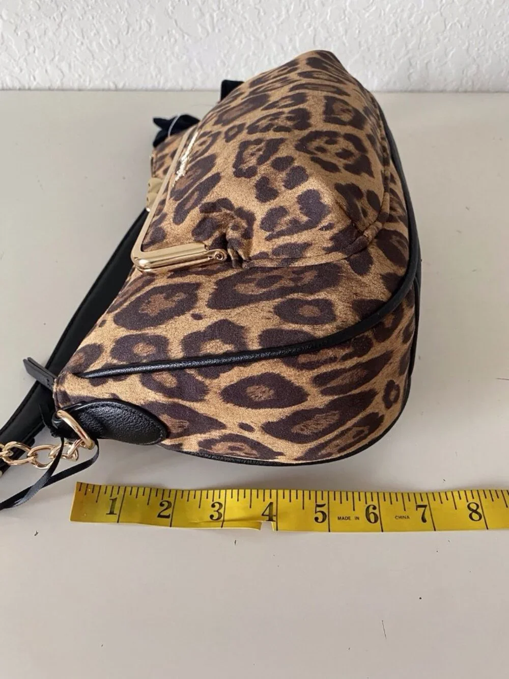Juicy Couture Sugar & Spic Animal Print Shoulder Bag Kiss Lock Coin Purse NEW